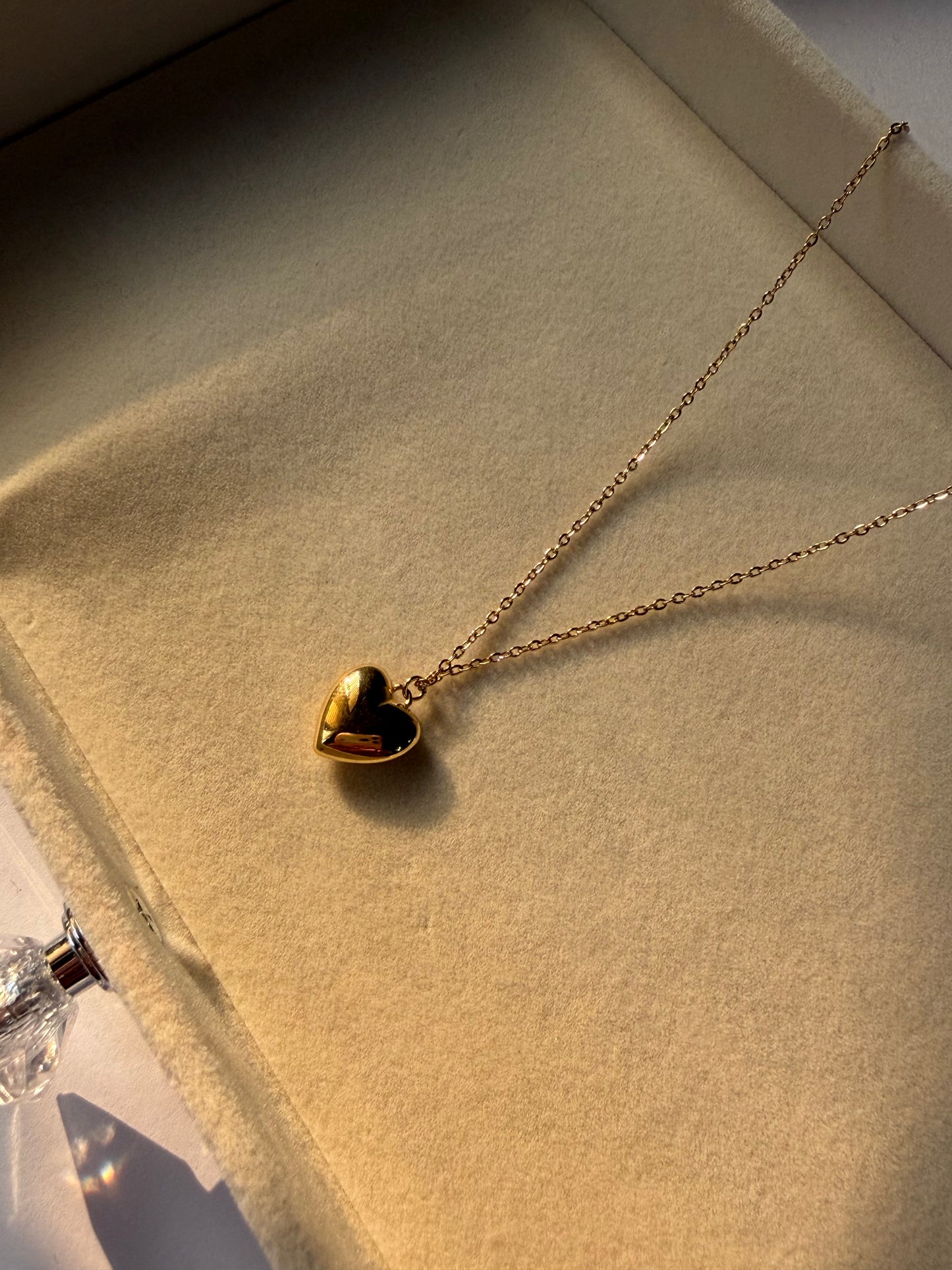 Golden Heart Spark Pendant