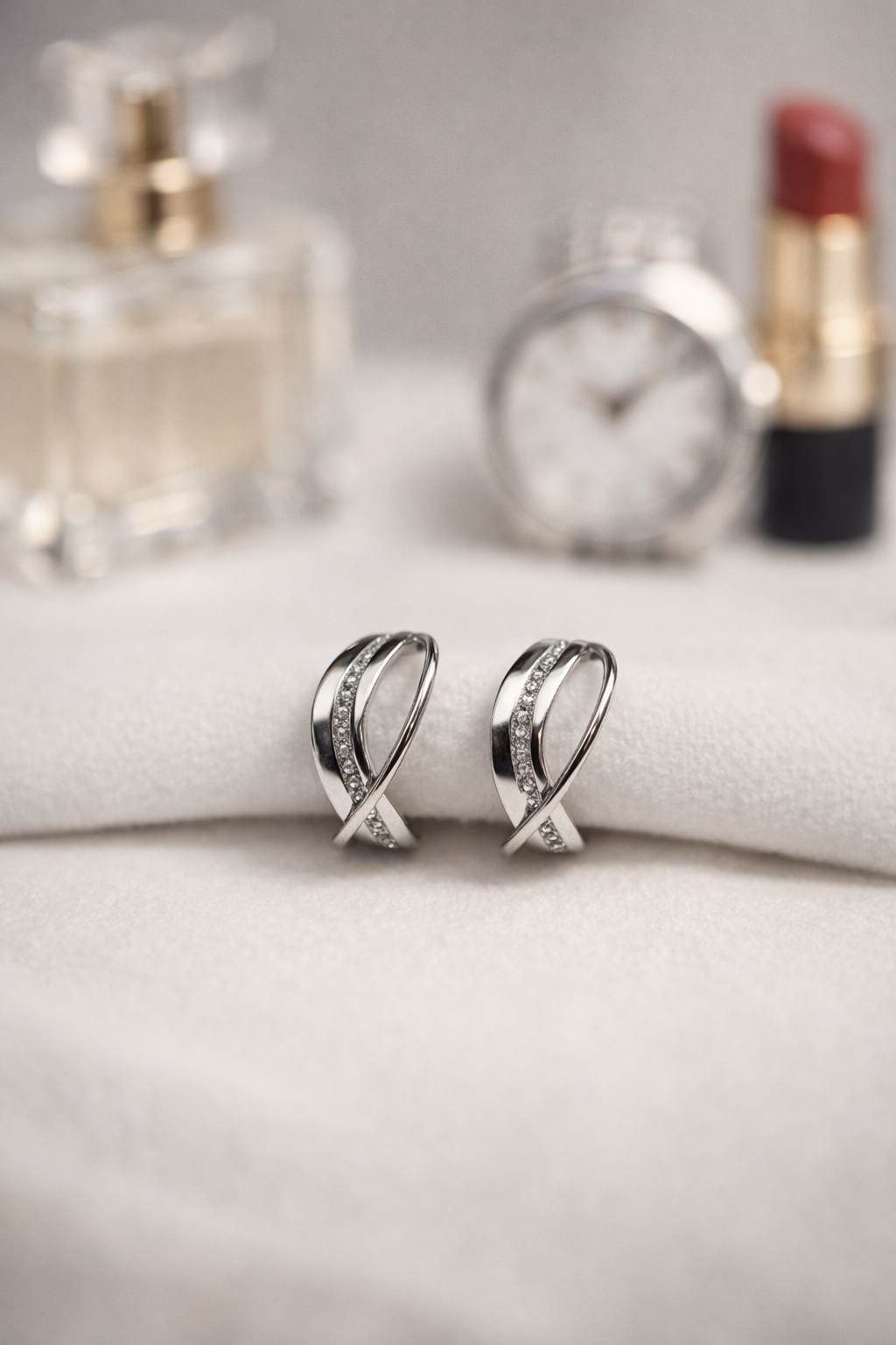 Silver hoops
