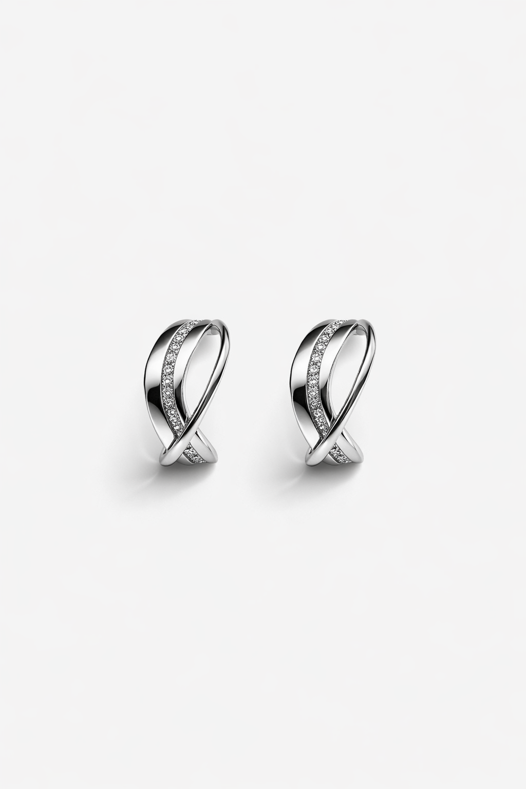 Silver hoops