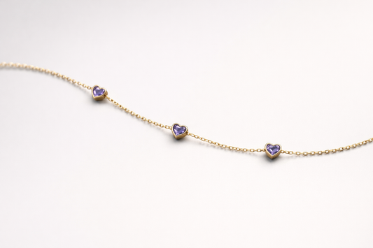 Amora Heart Gemstone Bracelet