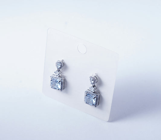 Celeste Blue Radiance Drop Earrings