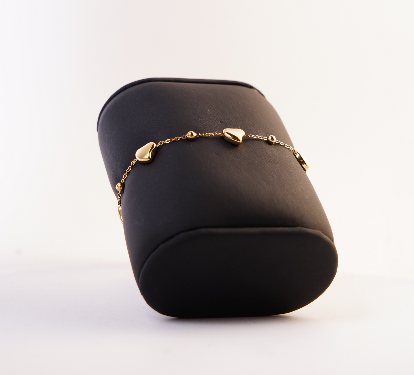 Golden Heartline Bracelet