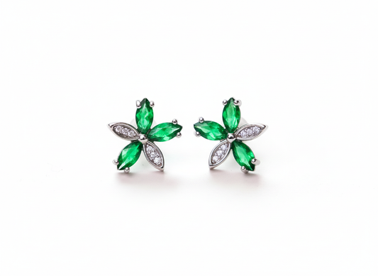 Green bloom studs